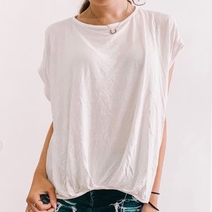 White Ginger G Flowy Top